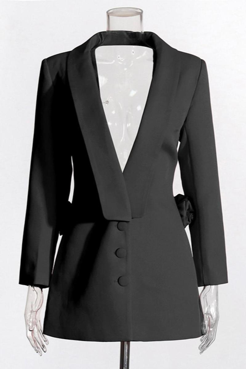 Riel rose blazer dress