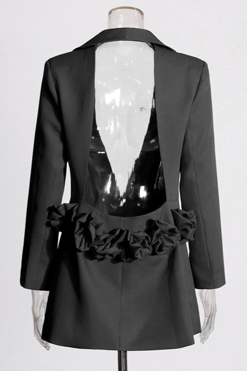 Riel rose blazer dress