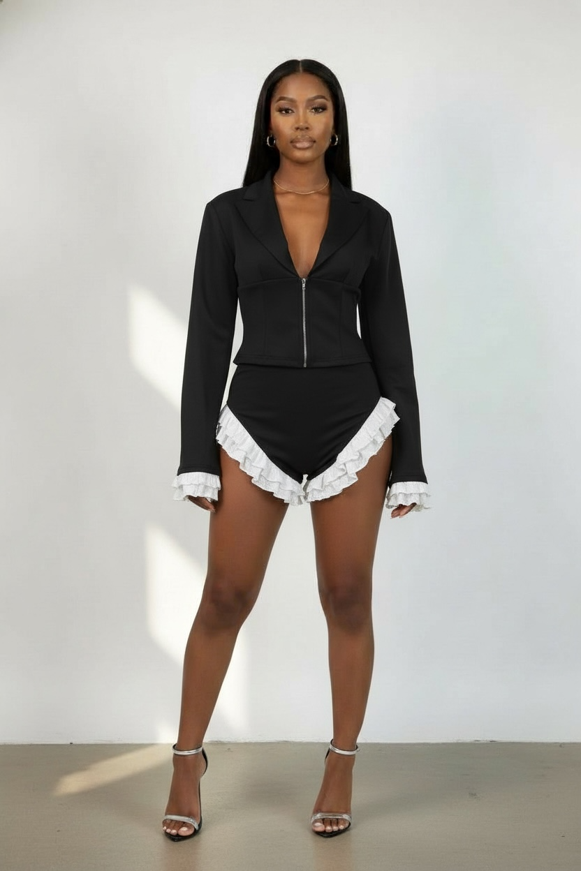 Emilia blazer short set