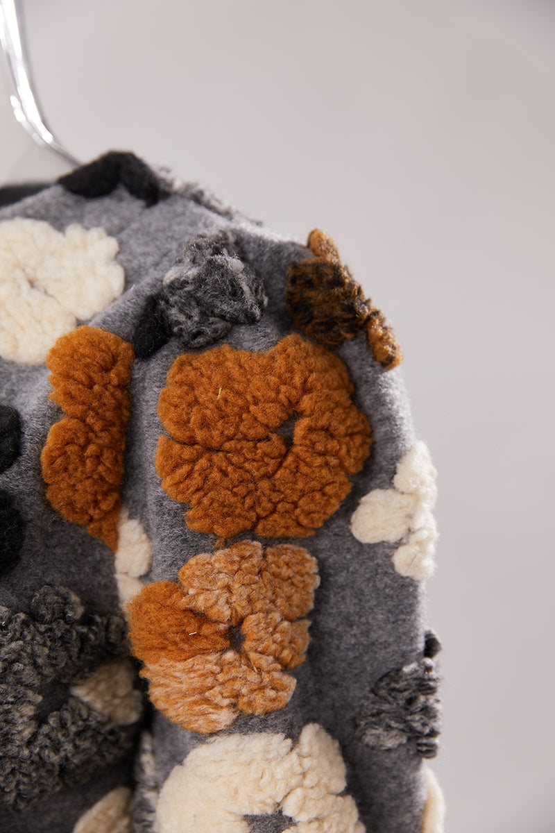 Daisy flower cardigan