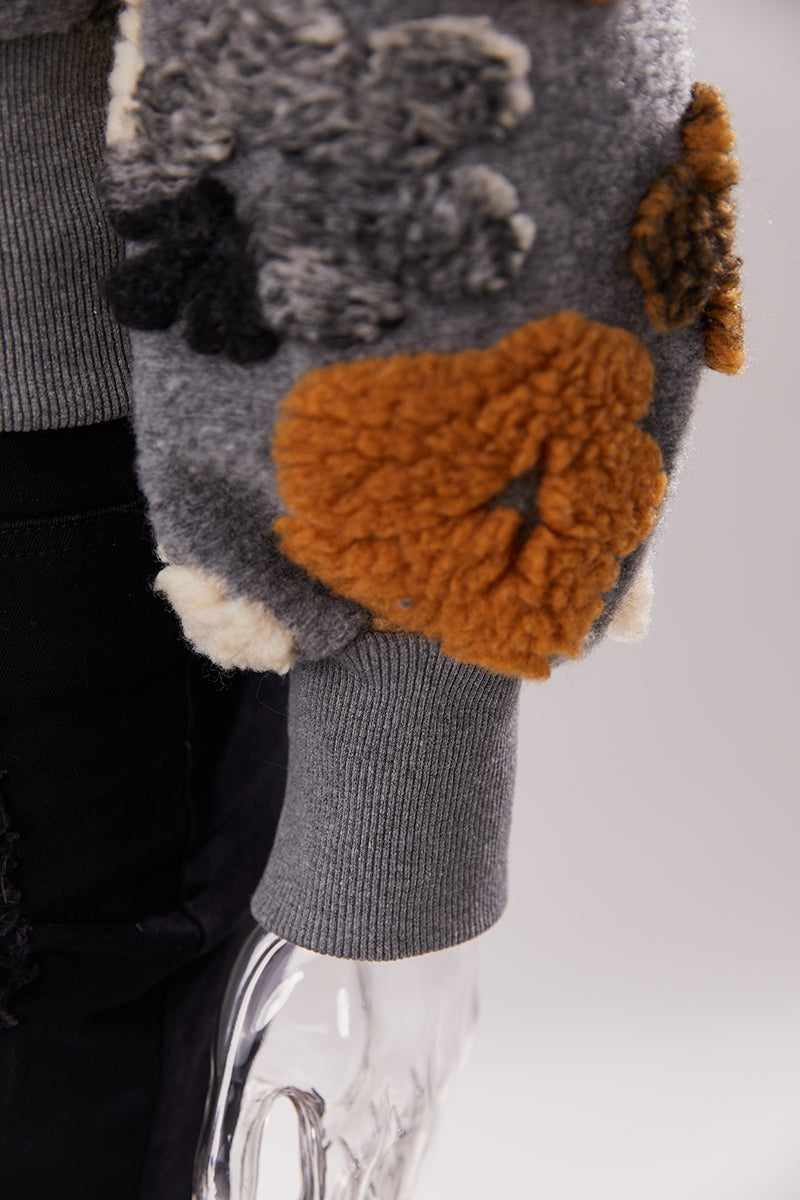 Daisy flower cardigan